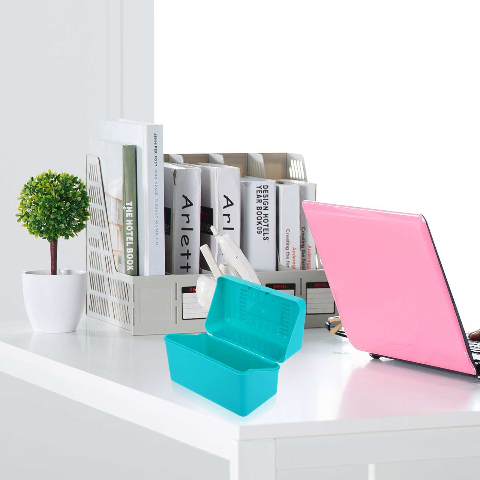 Index Card Holder - 4 قطع من حاويات بطاقات الفهرسة