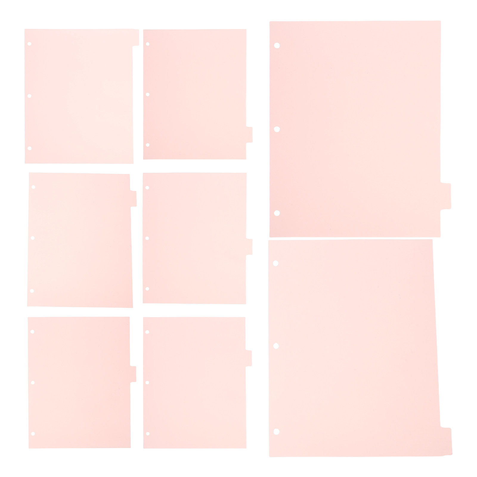 Tab Divider A4 - 8 أوراق فواصل قوية ومتينة مع