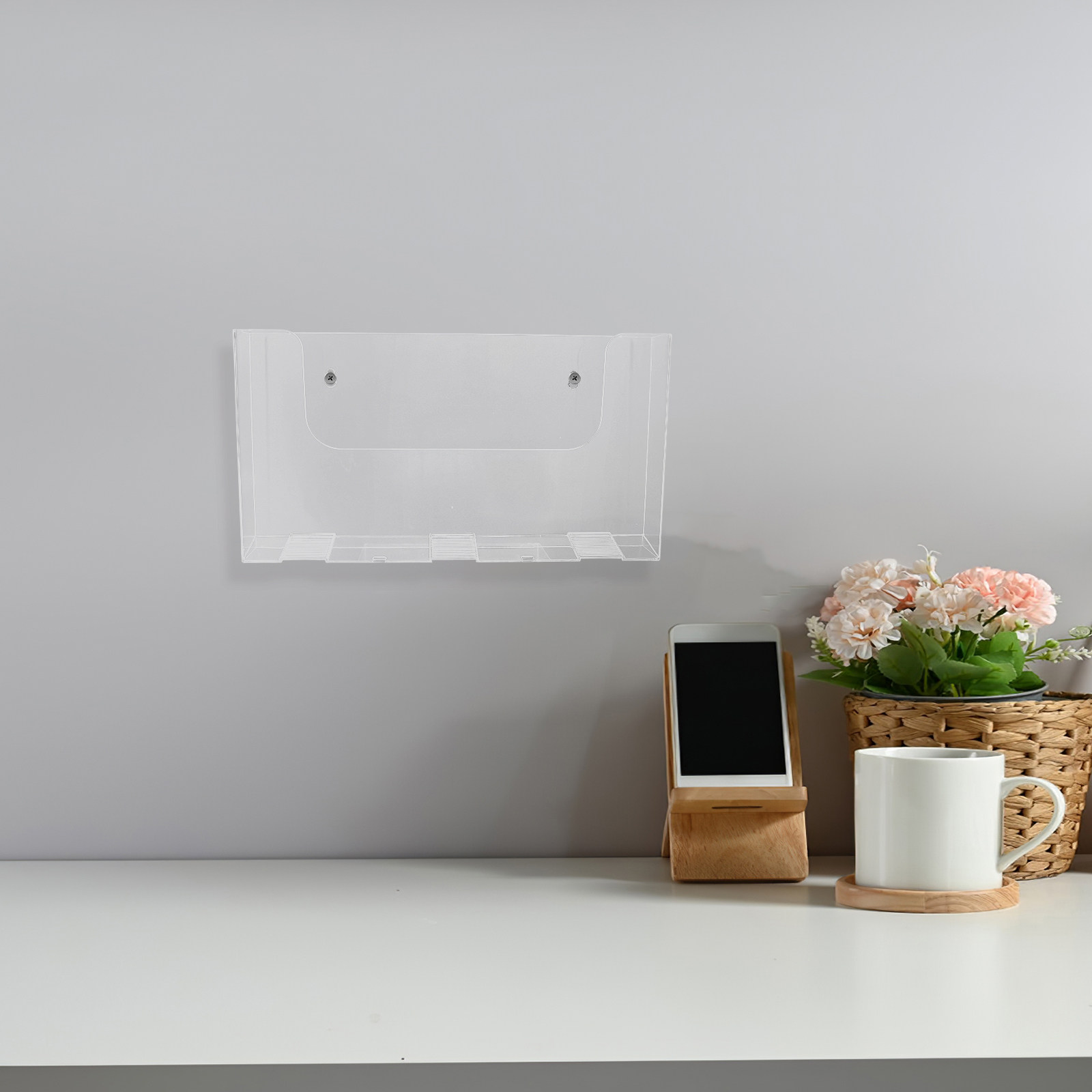 Magazine Holder Rack - حامل مجلات مثبت على الحائط من