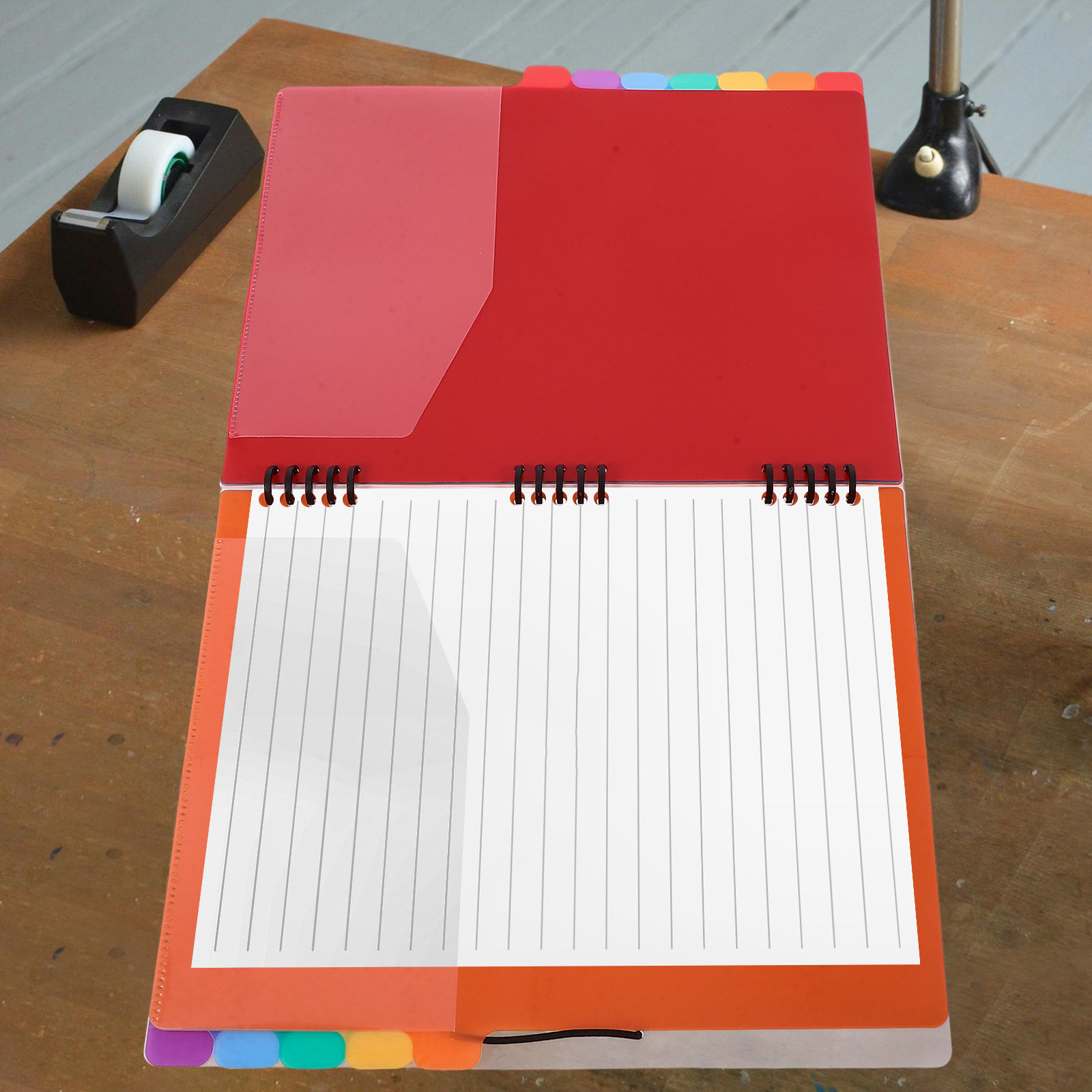 مجلد منظم مستندات A4 مع فواصل  - مراجعة Tab Divider A4 وسعره