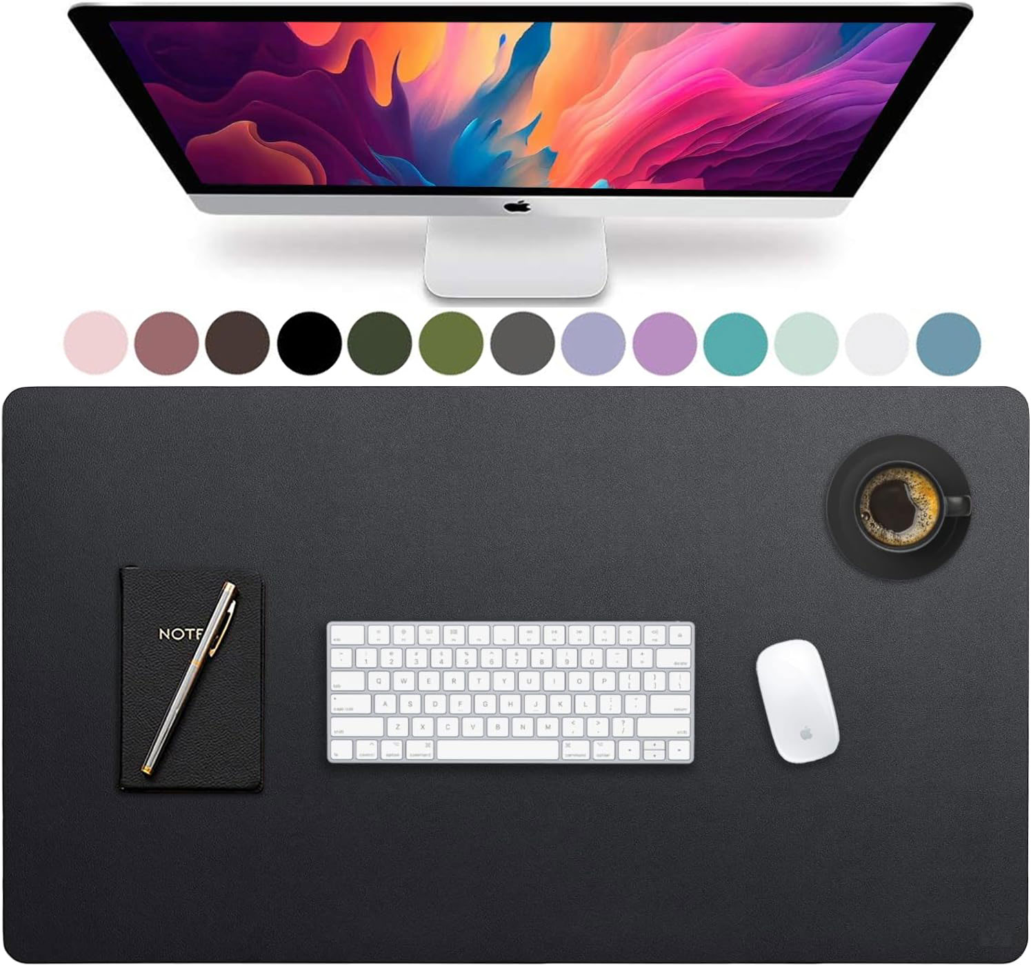 لوحة مكتب جلدية كبيرة الحجم، و - مراجعة Leather Desk Pad وسعره