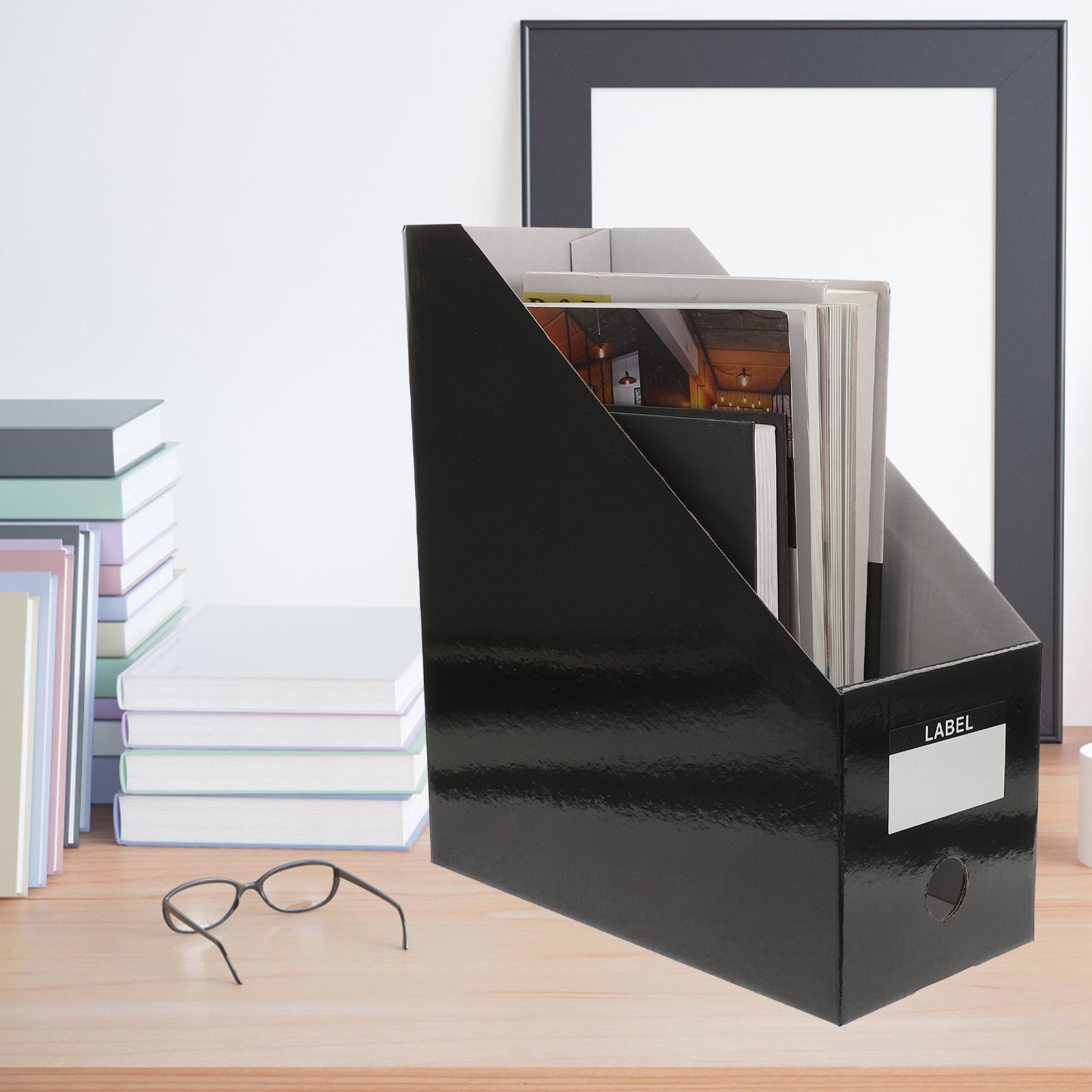 3 قطع منظم ملفات للمكتب، رف تخ - مراجعة Magazine Holder Rack وسعره