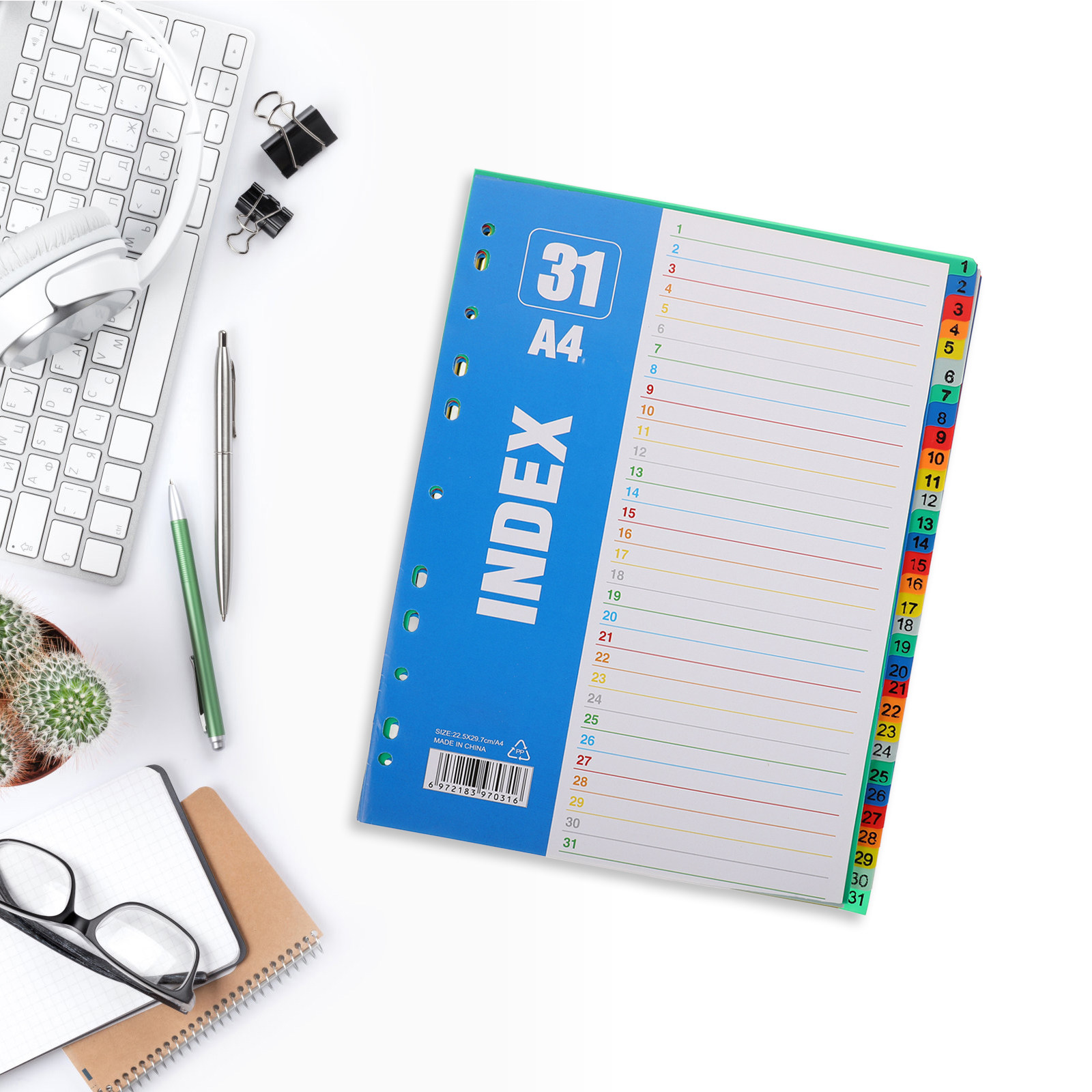 مجموعة واحدة من فواصل الصفحات  - مراجعة Tab Divider A4 وسعره