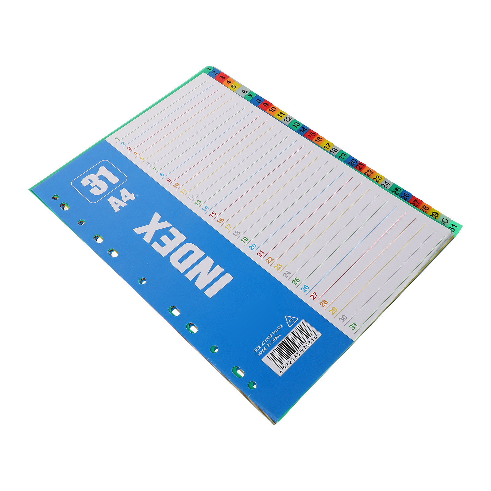 مجموعة واحدة من فواصل الصفحات  - مراجعة Tab Divider A4 وسعره