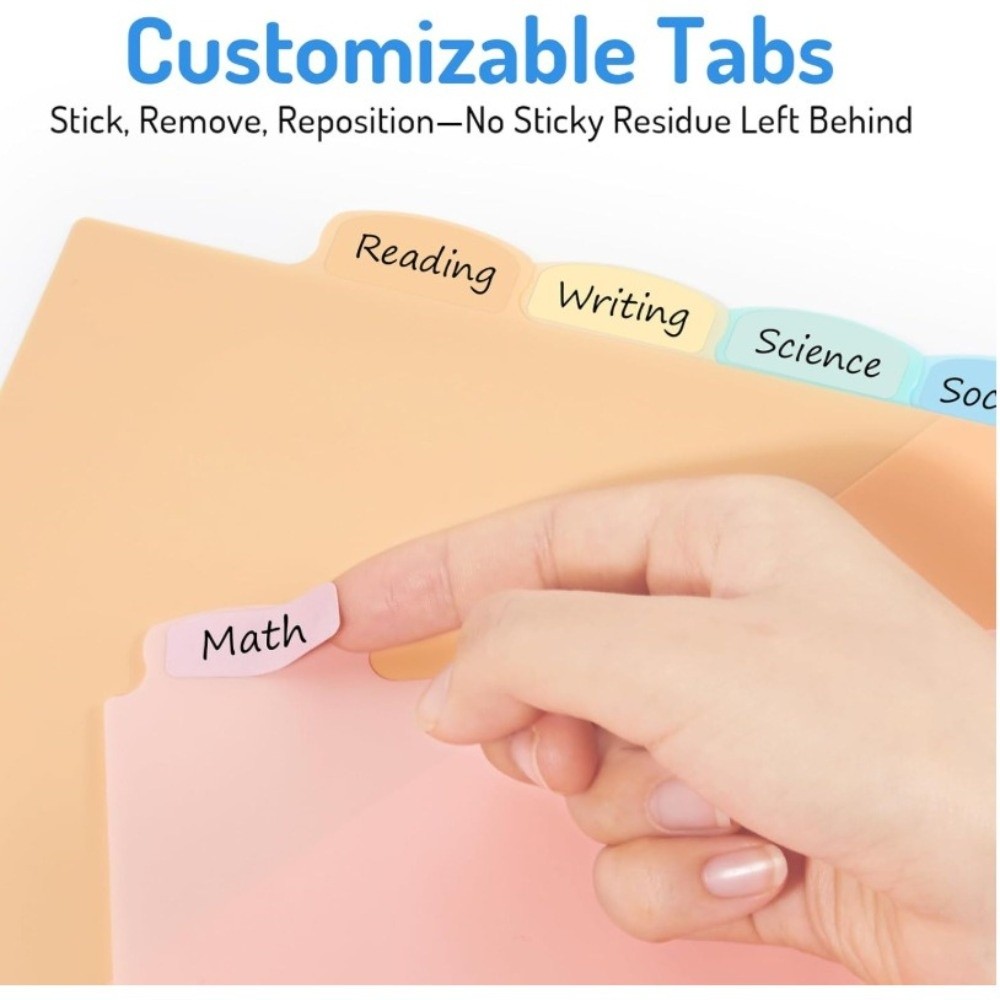 فواصل ملفات متينة من البلاستيك - مراجعة Tab Divider A4 وسعره