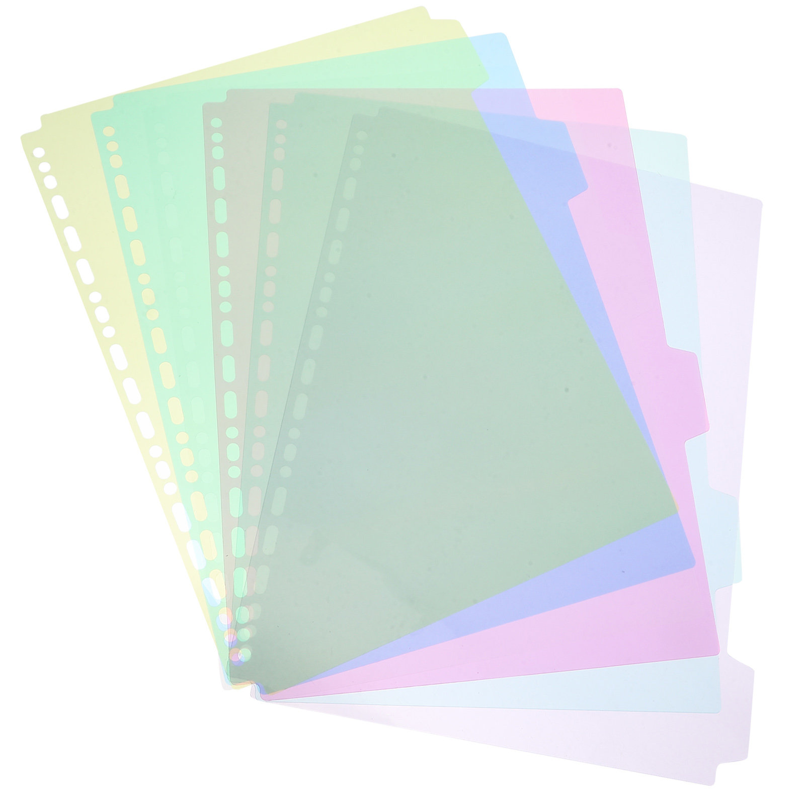 6 قطع من فواصل الملفات ذات الأ - مراجعة Tab Divider A4 وسعره