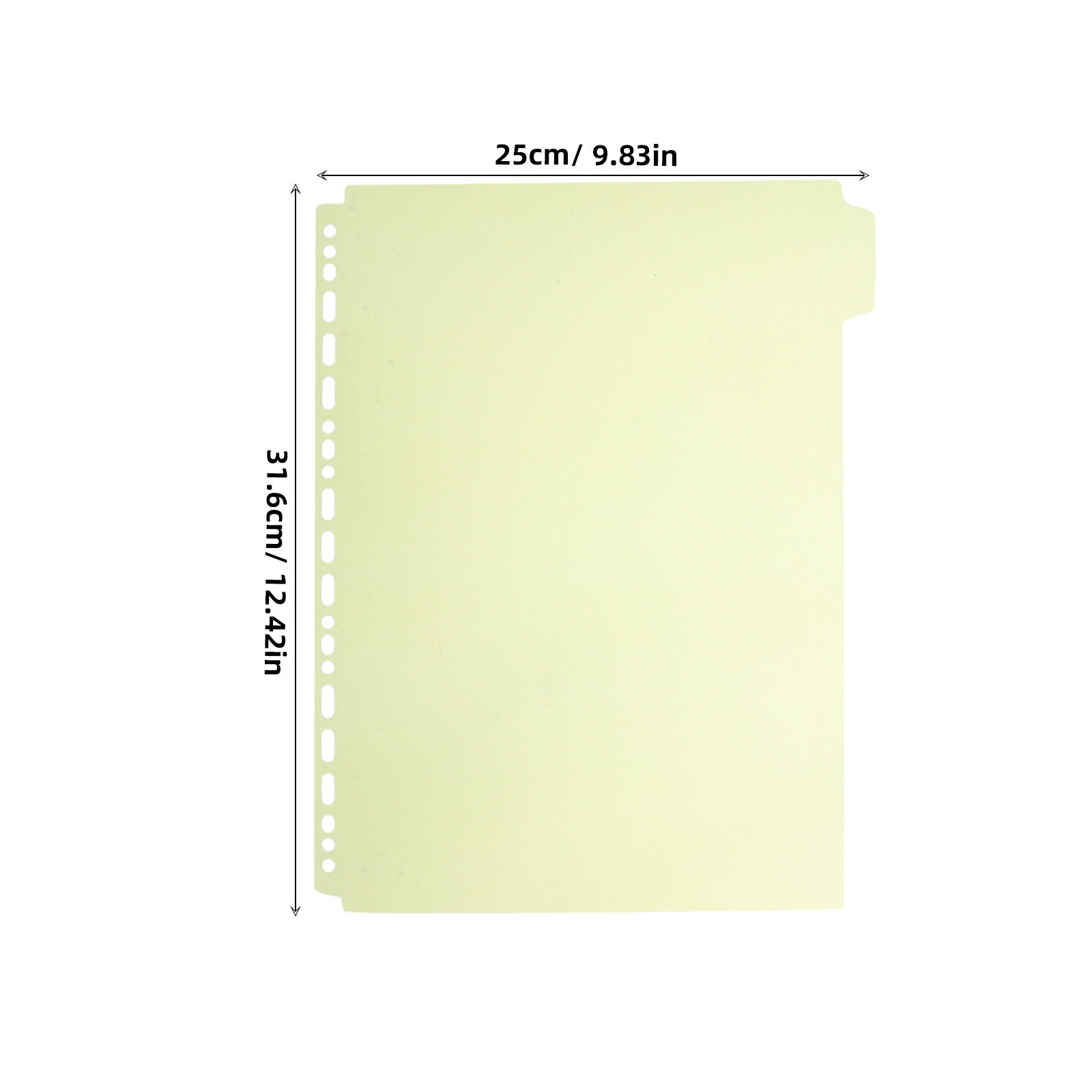 6 قطع من فواصل الملفات ذات الأ - مراجعة Tab Divider A4 وسعره