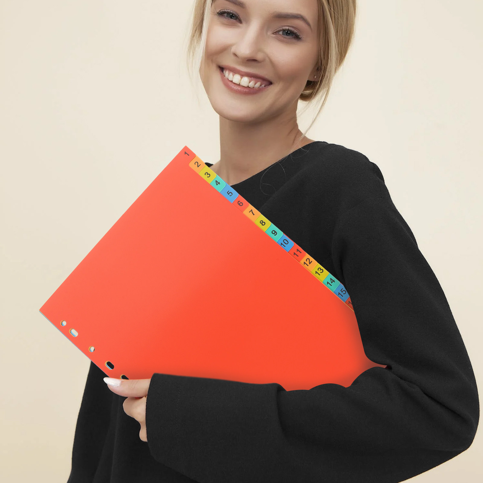20 ورقة مقسمة بعلامات تبويب بح - مراجعة Tab Divider A4 وسعره
