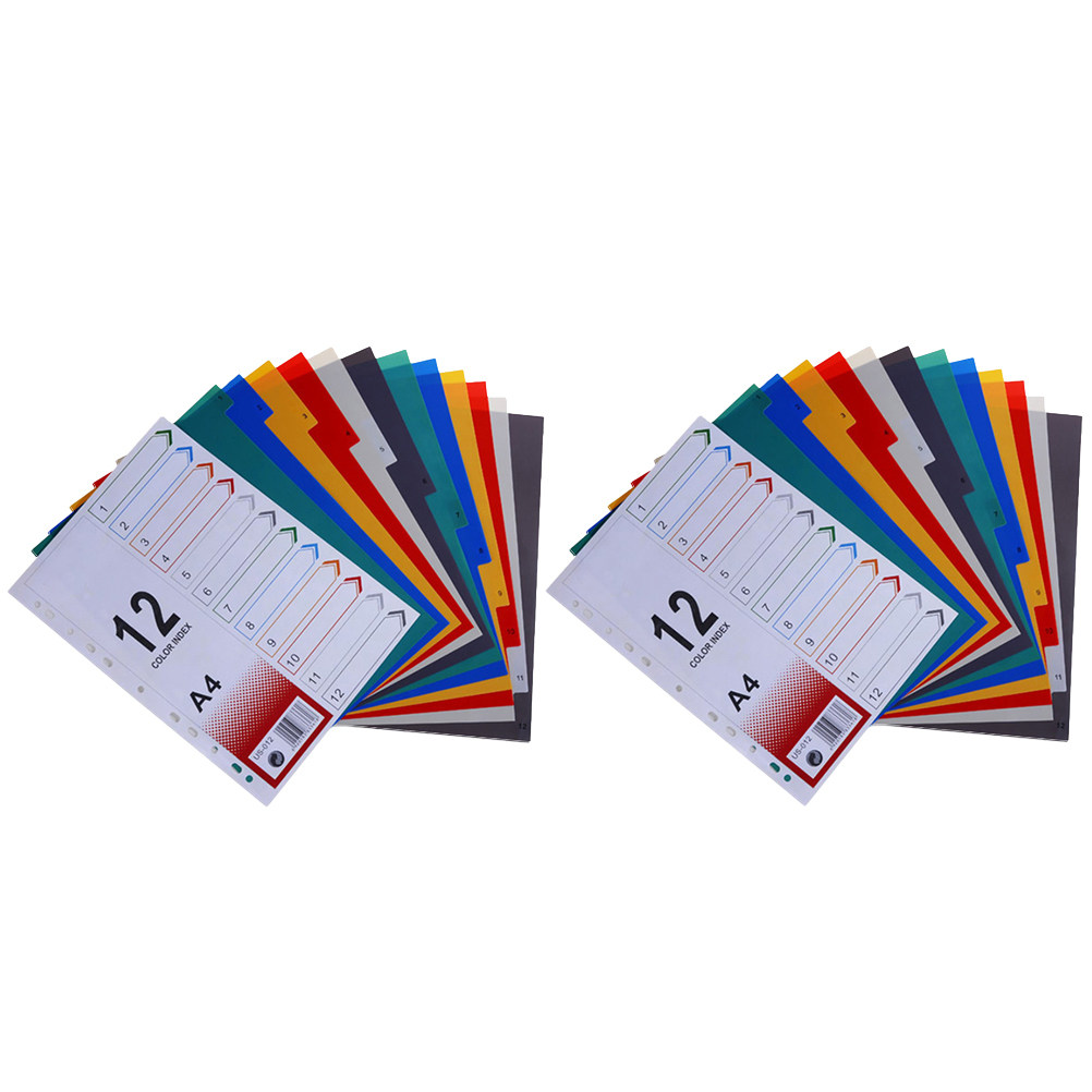 قطعتان من فواصل الأوراق العريض - مراجعة Tab Divider A4 وسعره