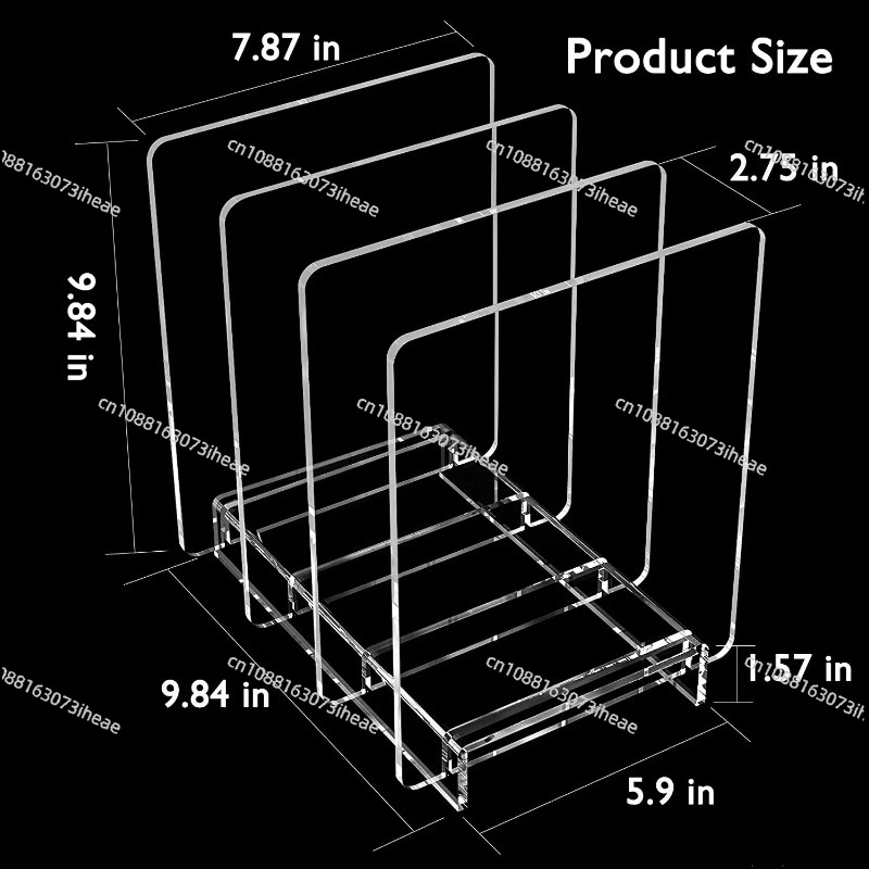 حامل مجلات من الأكريليك الشفاف - مراجعة Magazine Holder Rack وسعره