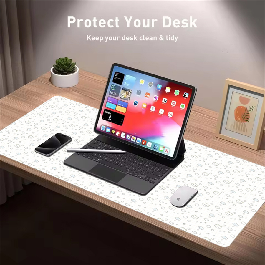 بساط مكتب جلدي لطيف لتزيين الط - مراجعة Leather Desk Pad وسعره
