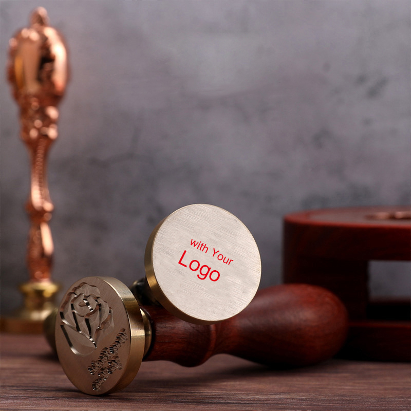مخصص ختم الشمع ختم رئيس مع شعا - مراجعة Wax Seal Stamp Set وسعره