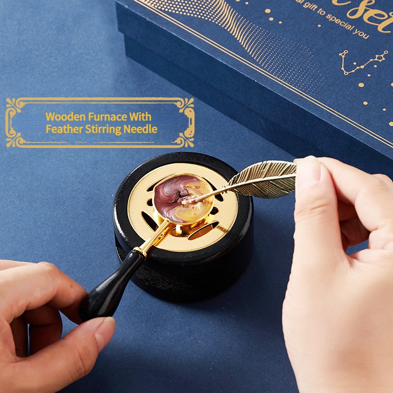مجموعة ختم ورنيش النار النجوم  - مراجعة Wax Seal Stamp Set وسعره